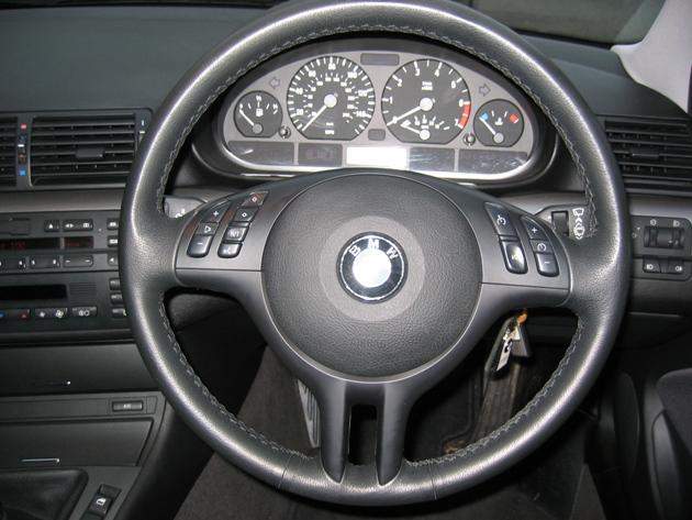 Fully Cleaned Steering Wheel